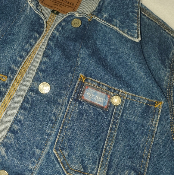 Ralph Lauren Jeans Co. Polo Denim Jacket Chore Coat Barn Shirt - Picture 11 of 16